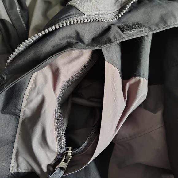 Columbia Interchange Bugaboo Omnitech Men's Jacket Large Black Gray Gorpcore - Picture 16 of 16